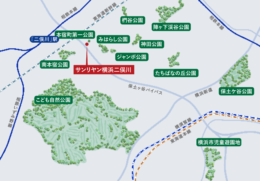 周辺公園マップ